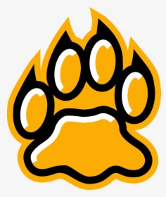 Tiger Paw Orange-black - University Of New Hampshire Paw, HD Png Download, Transparent PNG