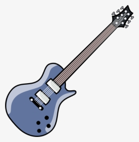 Bass Guitar Electric Guitar Clip Art Image - Transparent Background Png Electric Guitar, Png Download, Transparent PNG