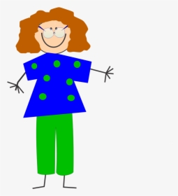 Grandma With Red Hair Cartoon, HD Png Download, Transparent PNG