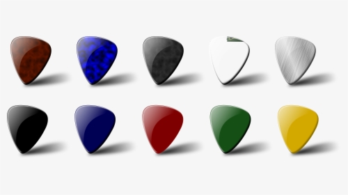Guitar Pick Set Clipart By Chrisdesign - Guitar Pick Vector, HD Png Download, Transparent PNG