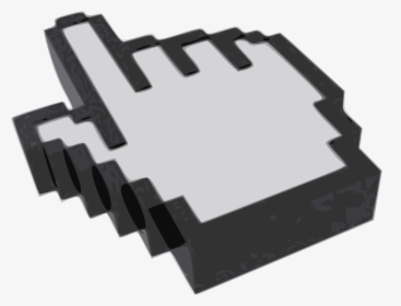 Pixel Hand Cursor 3d - 3d Hand Cursor, HD Png Download, Transparent PNG