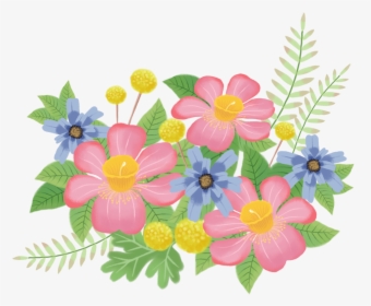 Transparent Free Clipart Bouquet Of Flowers - Flower Cute Cartoon Png, Png Download, Transparent PNG