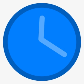 Transparent White Clock Png - Blue Clip Art Clock, Png Download, Transparent PNG