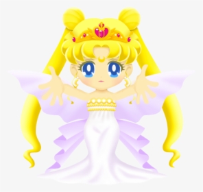 Sailor Moon Png - Chibi Neo Queen Serenity, Transparent Png, Transparent PNG