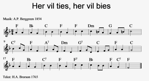 Her Vil Ties, Her Vil Bies - Jede Jede Poštovský Panáček, HD Png Download, Transparent PNG