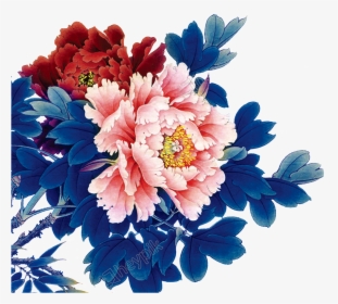 Pink Beautiful Flower Free Png Download Vector - Desktop Background Peonies Watercolor, Transparent Png, Transparent PNG