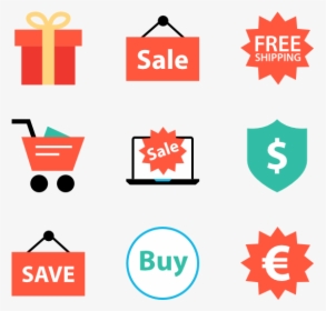 Red E Commerce Icon, HD Png Download, Transparent PNG