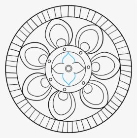 How To Draw Beginner Mandala - Windmills, HD Png Download, Transparent PNG