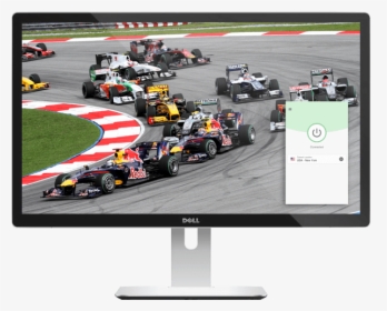 How To Watch Formula One Live With Expressvpn - Car Going Around A Turn, HD Png Download, Transparent PNG