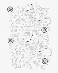 School Elements Clock Of Collection Element Euclidean - Education Vector Background Png, Transparent Png, Transparent PNG