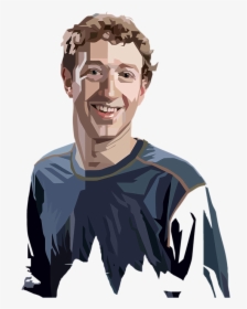 Transparent Mark Zuckerberg Png - Pop Art Mark Zuckerberg Portrait, Png Download, Transparent PNG