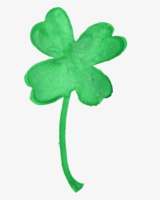 Clover Watercolor Png Clipart , Png Download - Watercolor Four Leaf Clover Png, Transparent Png, Transparent PNG