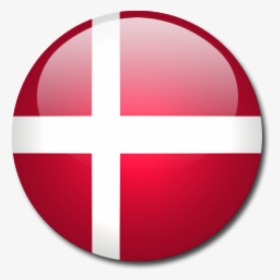 Transparent Danish Flag Png - Denmark Circle Flag Png, Png Download, Transparent PNG