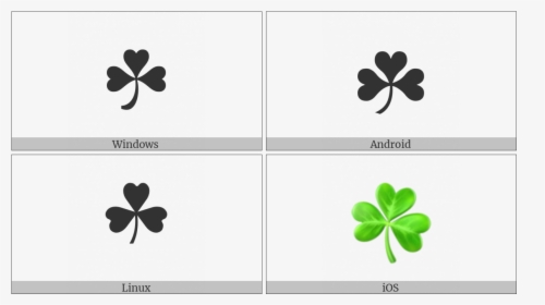 Shamrock On Various Operating Systems, HD Png Download, Transparent PNG