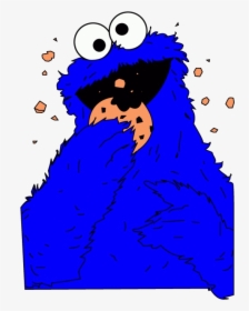 Cookie Monster Transparent Images - Cookie Monster Eating Cookies Faces, HD Png Download, Transparent PNG