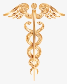 Brass,symbol,staff Of Hermes - Pharmacist Symbol In India, HD Png Download, Transparent PNG