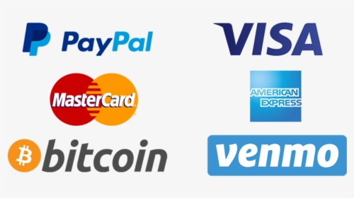 Logos-combined3 - Credit Cards Paypal Venmo, HD Png Download, Transparent PNG