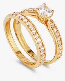27504 , - Indian Gold Engagement Ring, HD Png Download, Transparent PNG