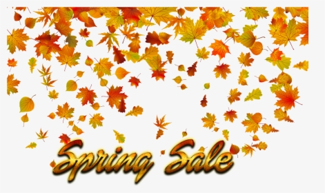 Spring Sale Png Background - Fall Leaves Transparent Background, Png Download, Transparent PNG