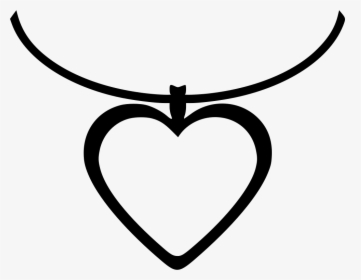 Day Heart Necklace - Heart Necklace Png Clipart, Transparent Png, Transparent PNG