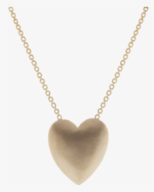 Large Gold Heart Necklace, HD Png Download, Transparent PNG