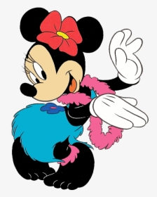 Hula Clip Art - Minnie Mouse Hula Skirt, HD Png Download, Transparent PNG