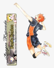 Png-hinata Shouyou - Jump Serve In Volleyball Anime, Transparent Png, Transparent PNG