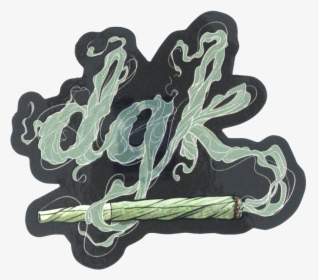 Dgk Spliff Sticker Single - Dgk Png, Transparent Png, Transparent PNG