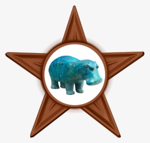William The Hippo Barnstar - Portable Network Graphics, HD Png Download, Transparent PNG