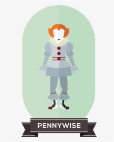 Pennywise - Cartoon, HD Png Download, Transparent PNG