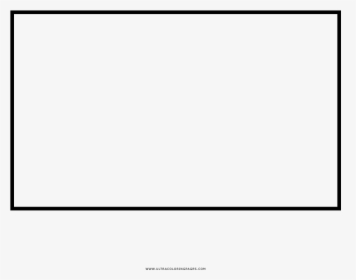 Rectangle Coloring Page - Line Art, HD Png Download, Transparent PNG