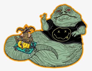 Jabba And Crumb Sticker - Illustration, HD Png Download, Transparent PNG