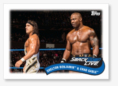 2018 Topps Wwe Heritage Shelton Benjamin & Chad Gable - Tag Team, HD Png Download, Transparent PNG