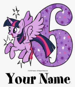 Mlp Twilight Sparkle 6th Birthday Sweatshirt - Birthday 8th Little Pony, HD Png Download, Transparent PNG