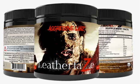 Aggressive Labz Leatherfaze Extreme Intensity Pre-workout - Aggressive Labz Leatherfaze, HD Png Download, Transparent PNG