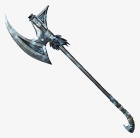 Nordic Battleaxe Of Ice Skyrim Wiki - Skyrim Battle Axe, HD Png Download, Transparent PNG