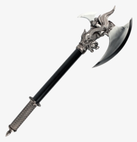 Oriental Dragon Battle Axe - Chinese Axe, HD Png Download, Transparent PNG