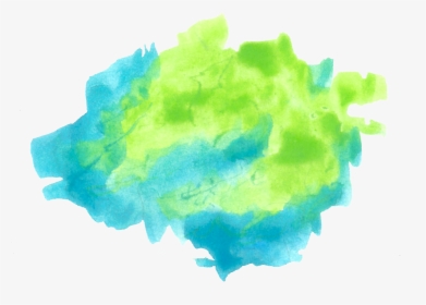 Paint Blue And Yellow Png , Png Download - Green Color Water Paint, Transparent Png, Transparent PNG