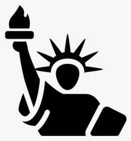 Transparent Hispanic Clipart - Statue Of Liberty Icon Png, Png Download, Transparent PNG
