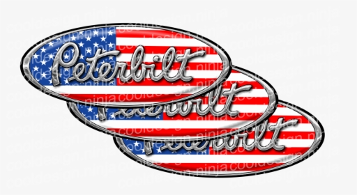 Peterbilt Emblem American Flag, HD Png Download, Transparent PNG
