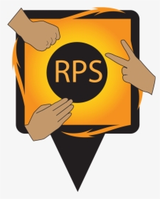Rock Paper Scissors Munzee - Traffic Sign, HD Png Download, Transparent PNG