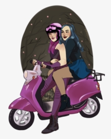 Mal And Evie Fan Art, HD Png Download, Transparent PNG
