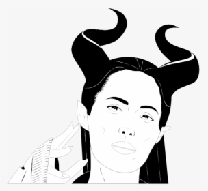 Maleficent - Free Maleficent Horns Vector, HD Png Download, Transparent PNG