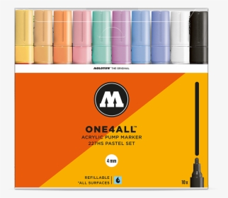 One4all™ 227hs Pastel Set   Title One4all™ 227hs Pastel - Molotow One4all Pastel Kit, HD Png Download, Transparent PNG
