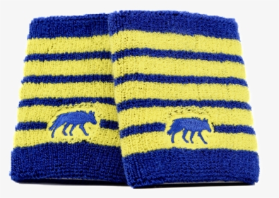 Wolf Striped Wristband Blue/yellow 2 Pack - Wool, HD Png Download, Transparent PNG