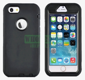 Iphone 6 Black Hybrid Protector Case - Iphone Se Skal Läder, HD Png Download, Transparent PNG