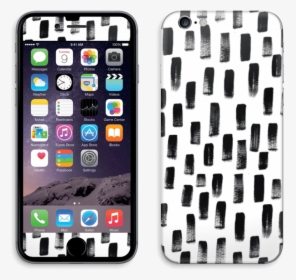 Black & White Skin Iphone 6/6s - Iphone 7 Plus Png Image Transparent Background, Png Download, Transparent PNG