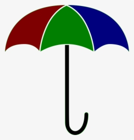 Vector Graphic Umbrella Colored Weather - ايقونة مظلة, HD Png Download, Transparent PNG
