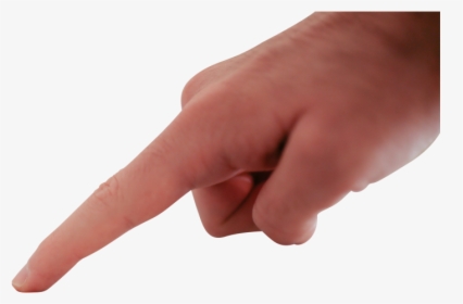 Finger Pointing Downward Png Image - Hand Pointing Transparent Background, Png Download, Transparent PNG