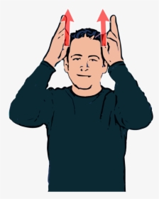 Pointing Middle Finger To Head, HD Png Download, Transparent PNG